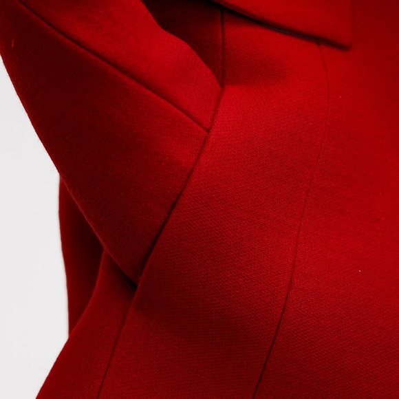 Chanel 01A Red Wool Blazer - Picture 8 of 13